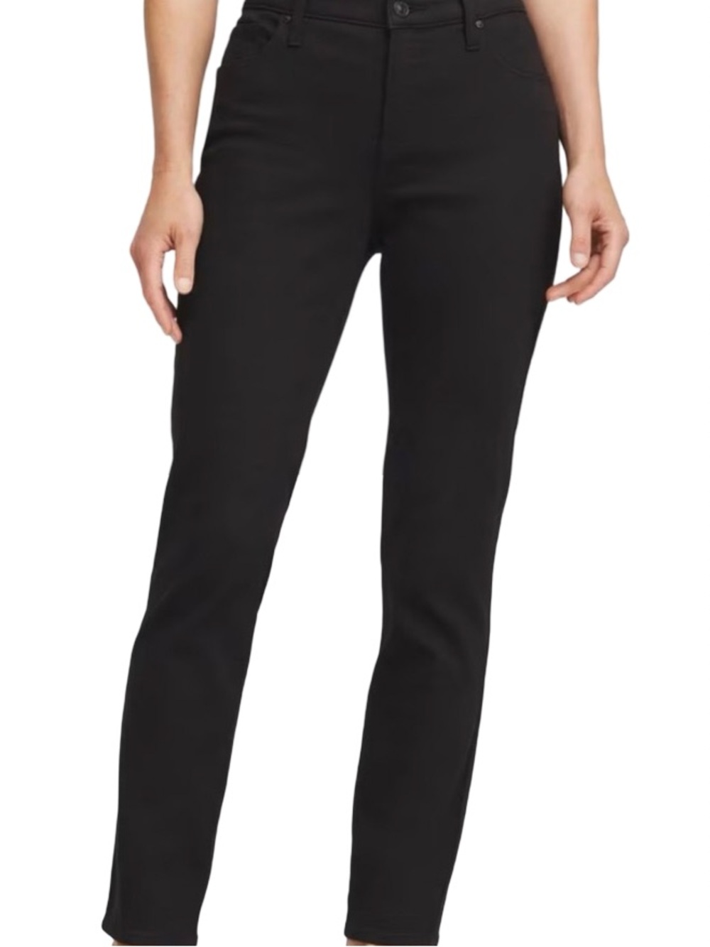 Chicos Black So Slimming Girlfriend Slim Leg Ankle Jeans (size 0.5 / 6R)